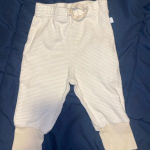 Gender neutral stripped pants . Size 3-6 months
